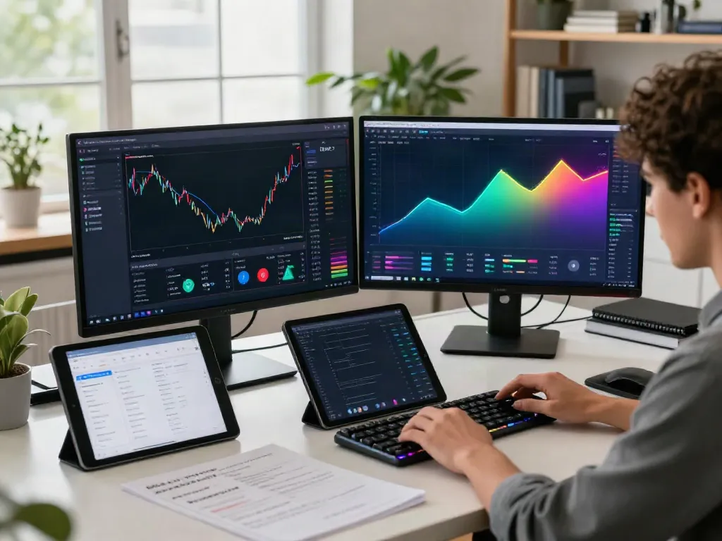 Click here for advanced trading insights in a modern crypto workspace with charts and DeFi dashboards.